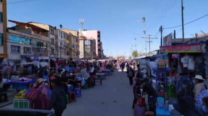 Abastecimiento en Oruro durante la cuarentena total