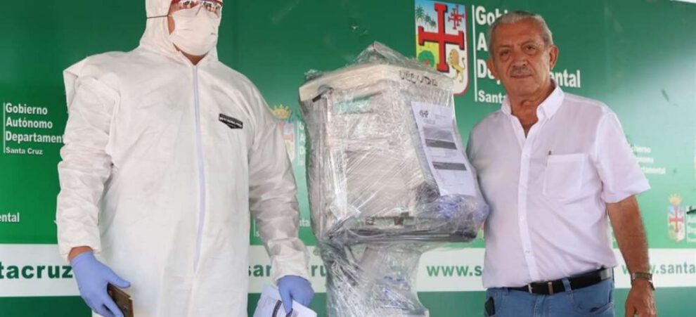 Dismac donó un respirador para combatir el coronavirus
