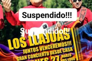 Concierto virtual Los Llajuas suspendido por nuevas disposiciones de la cuarentena