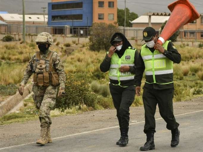 Policía sospechoso coronavirus