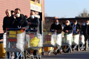 Saqueos en Italia durante la alerta sanitaria