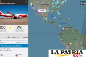 Supertanker está rumbo a Bolivia para sofocar incendios en la Chiquitania