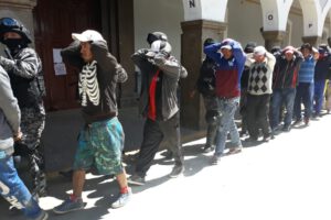 Arrestos por infringir cuarentena en Oruro