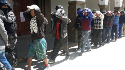 Arrestos por infringir cuarentena en Oruro