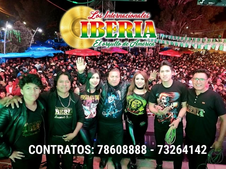 Afiche del grupo Los Internacionales Iberia