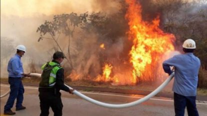 Incendio en Santa Cruz