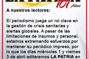 Crisis sanitaria en el país