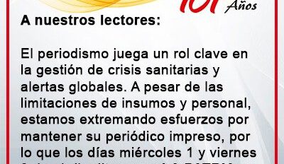 Crisis sanitaria en el país