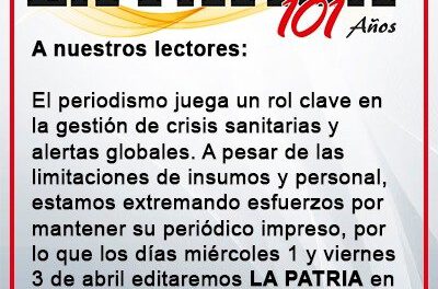 Crisis sanitaria en el país