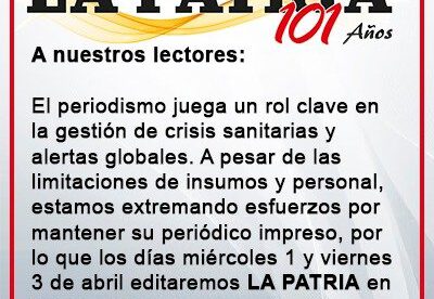 Crisis sanitaria en el país