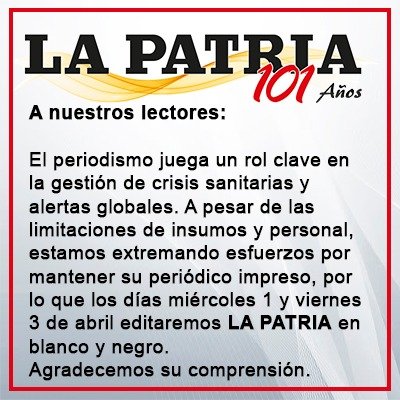 Crisis sanitaria en el país
