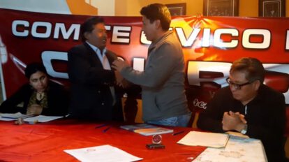 Alianza entre los comités Cívicos de Oruro y Potosí