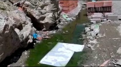 Sistema de alcantarillado en la zona Sur con aguas estancadas