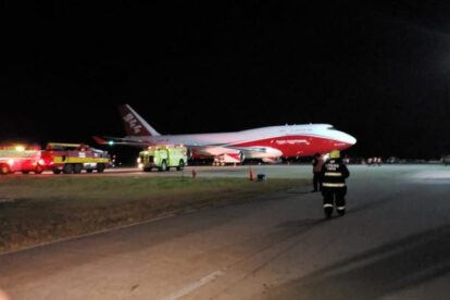 Supertanker en Chiquitanía para sofocar incendios