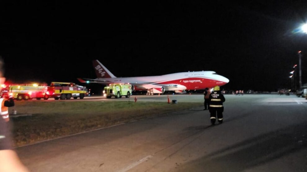 Supertanker en Chiquitanía para sofocar incendios