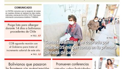 Edición PDF La Patria del 4 de abril de 2020