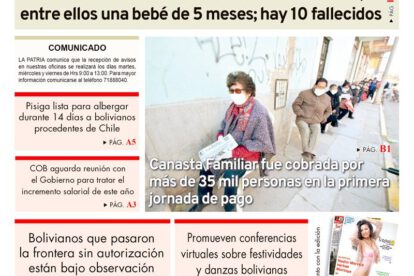 Edición PDF La Patria del 4 de abril de 2020