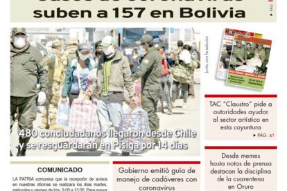 Edición PDF La Patria del 5 de abril de 2020