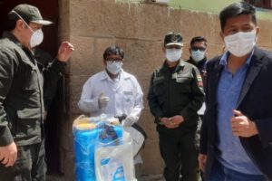 Insumos de bioseguridad para la salud de internos y personal