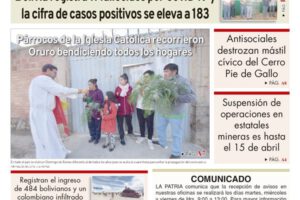 Edición PDF La Patria del 6 de abril de 2020