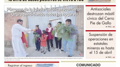 Edición PDF La Patria del 6 de abril de 2020