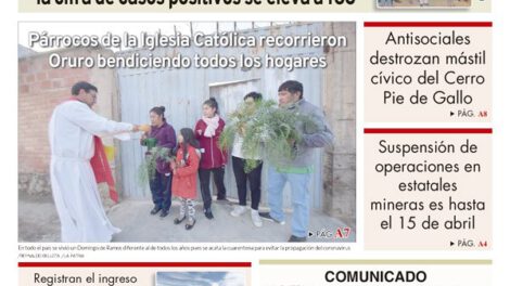 Edición PDF La Patria del 6 de abril de 2020