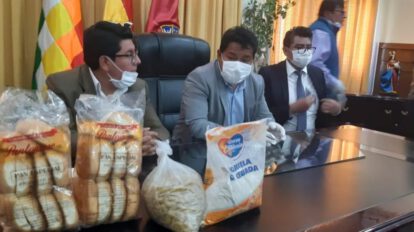 Campaña de recolección de alimentos en Oruro