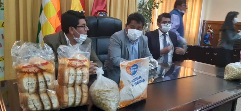 Campaña de recolección de alimentos en Oruro