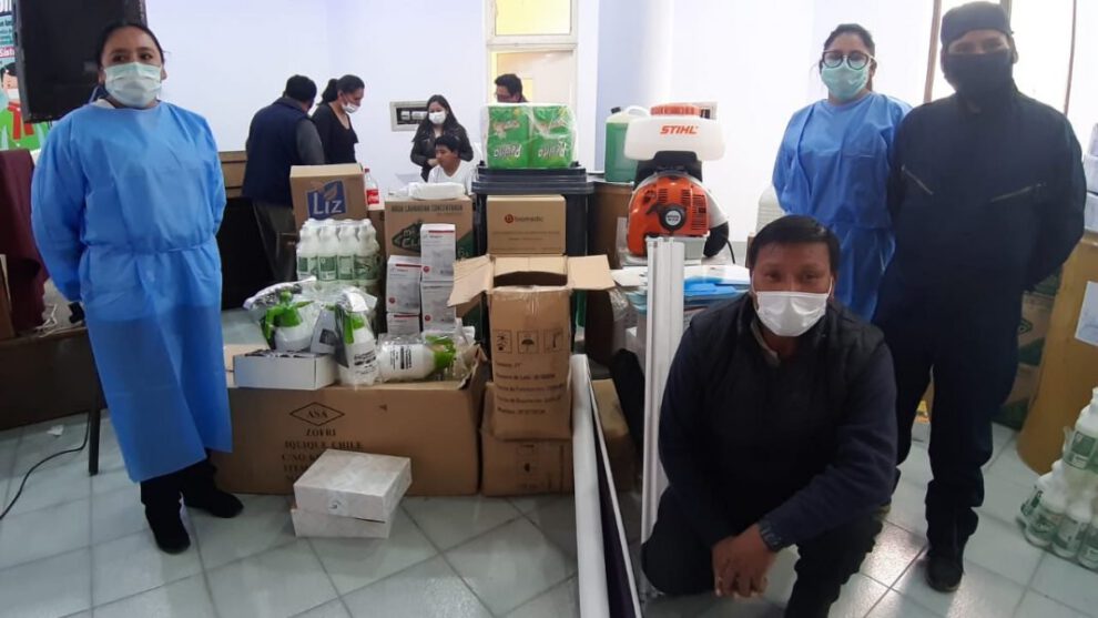 GAMO contrató profesionales en salud y distribuyó insumos médicos