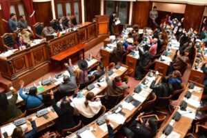 Sesión de la Cámara de Diputados suspendida por Covid-19