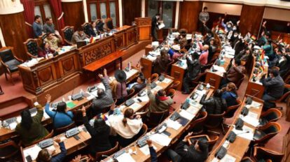 Sesión de la Cámara de Diputados suspendida por Covid-19