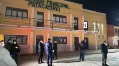 Músicos en fiesta de Patacamaya
