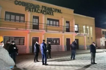 Músicos en fiesta de Patacamaya