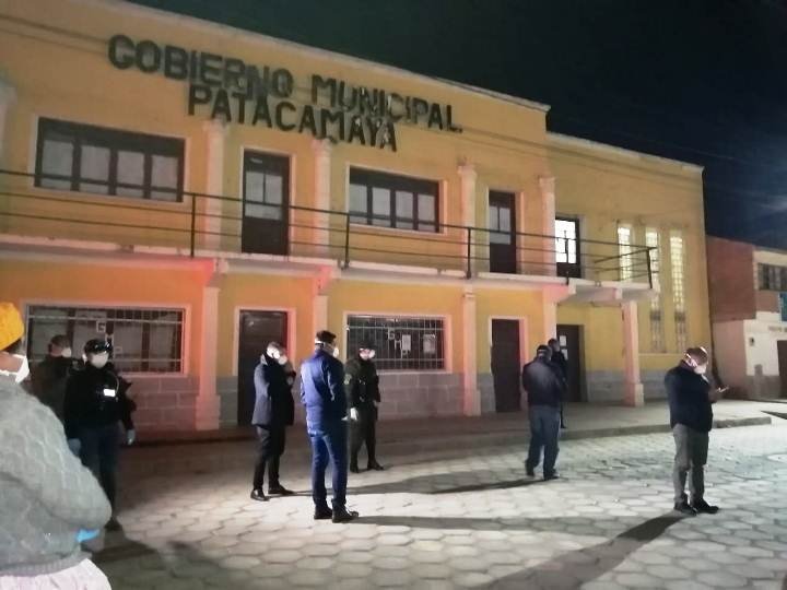 Músicos en fiesta de Patacamaya