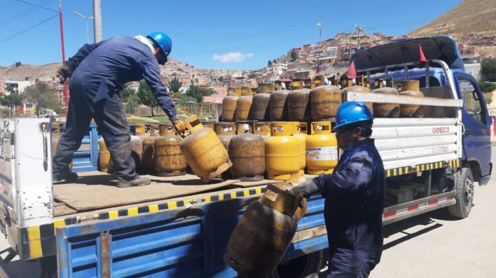 Distribuidores de gas en Oruro preocupados por nuevos puntos de abastecimiento