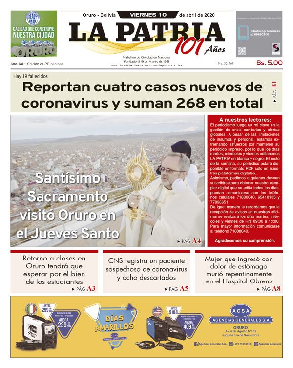 Edición PDF La Patria