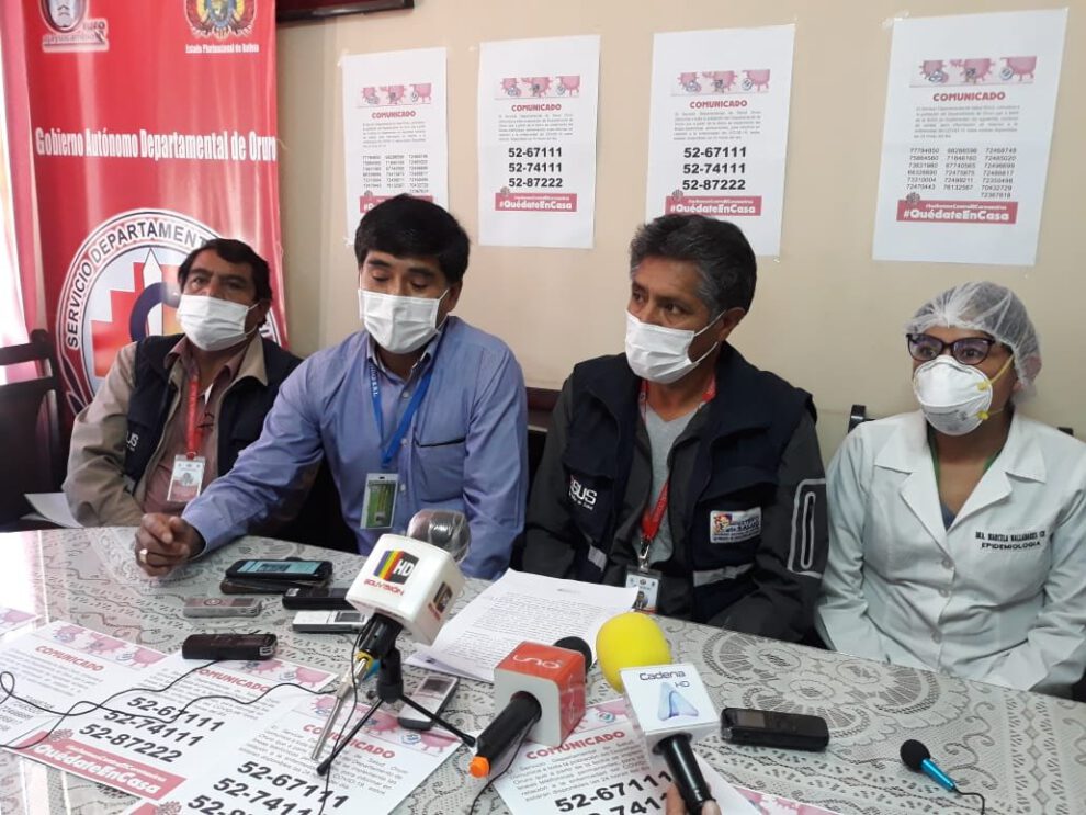 Noveno paciente con coronavirus en Oruro