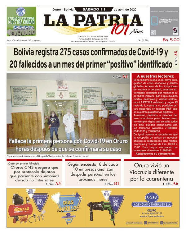 Edición PDF La Patria