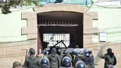 Control en el penal de San Pedro tras intervención policial