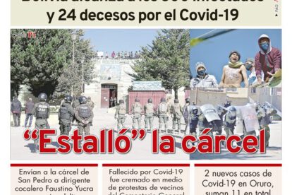 Edición PDF La Patria del 12 de abril de 2020