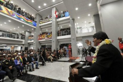 Expresidente Evo Morales sugiere usar la Casa Grande del Pueblo como albergue para repatriados