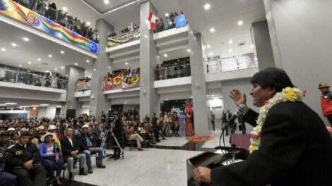 Expresidente Evo Morales sugiere usar la Casa Grande del Pueblo como albergue para repatriados