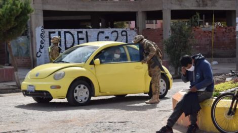 Control de vehículos sin autorización durante la cuarentena