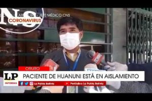 Paciente de Huanuni con coronavirus permanece aislada
