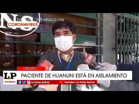 Paciente de Huanuni con coronavirus permanece aislada