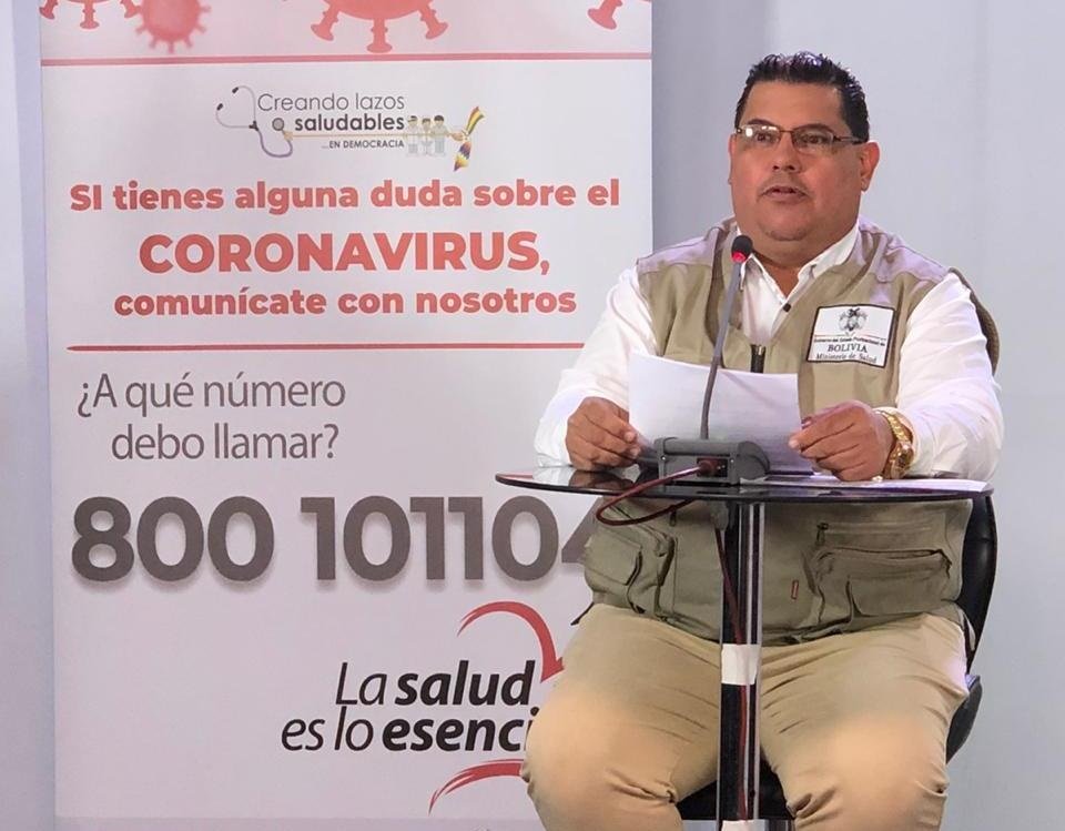 Informe diario de Covid-19 en Bolivia