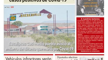 Edición PDF La Patria del 14 de abril de 2020