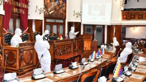 Donación de equipos de bioseguridad por la Cámara de Diputados