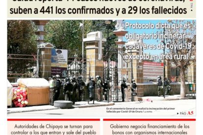 Edición PDF La Patria del 16 de abril de 2020