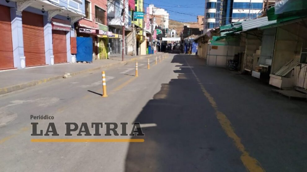 Cuarentena en Oruro durante el día 32
